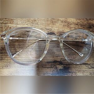 SOJOS Classic Round Blue Light Frame/Anti Blue Light Lens Translucent Frame NWT